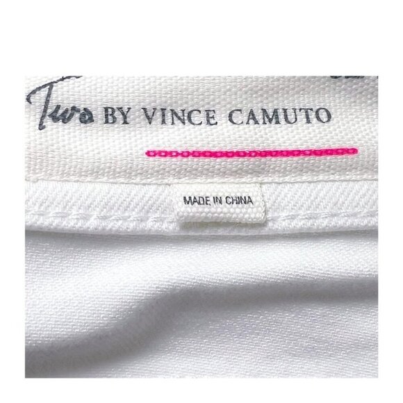 Two by Vince Camuto Womens White Mid Rise Ankle Skinny Jeans Sz 30 New - Picture 5 of 8